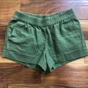 J crew shorts green